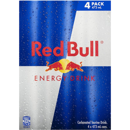 Red Bull Energy Drink 473ml X 4 Pack