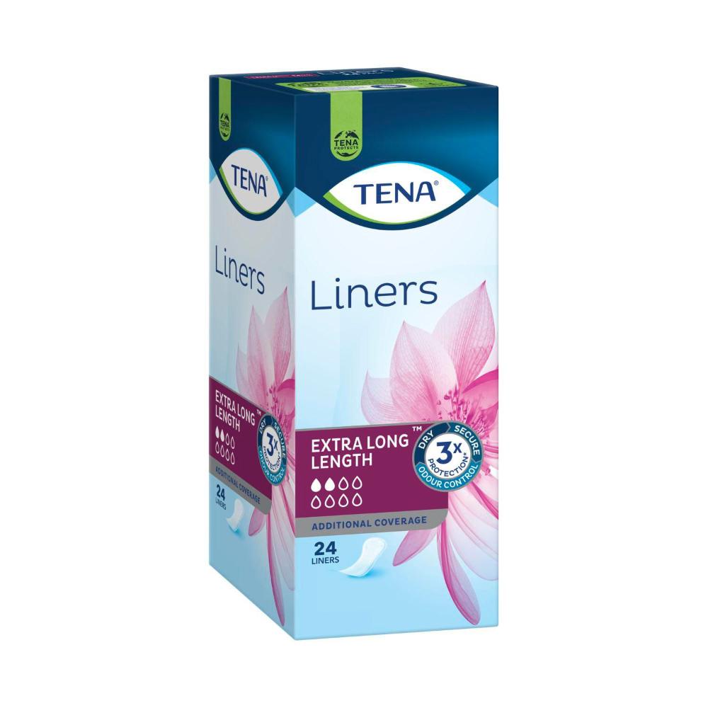 Tena Extra Long Incontinence Liner - 24 pack