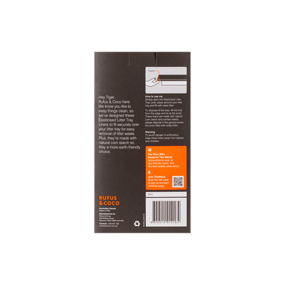 Rufus & Coco Elasticised Litter Tray Liners Large - 8 pack