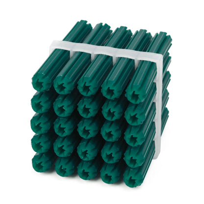 Ramset Green Wall Plugs - 7 x 50mm - 25 Pack