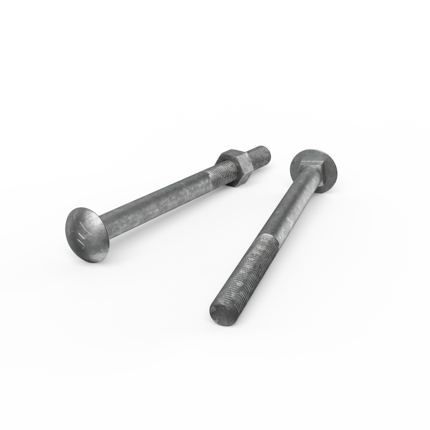 Zenith M16 x 200mm - Hot Dip Galvanised Cup Head Bolts & Nuts
