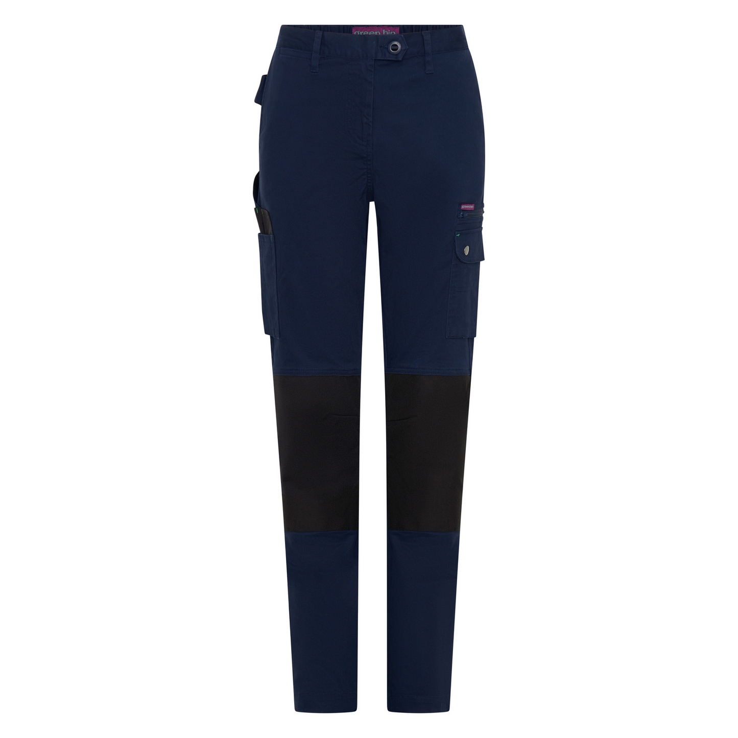 Green Hip Skinny Flex Pants - Size 22 - Navy