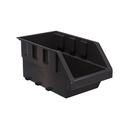 Handy Storage Plastic Storage Tote Size 20 Grey Durable Stackable Bin