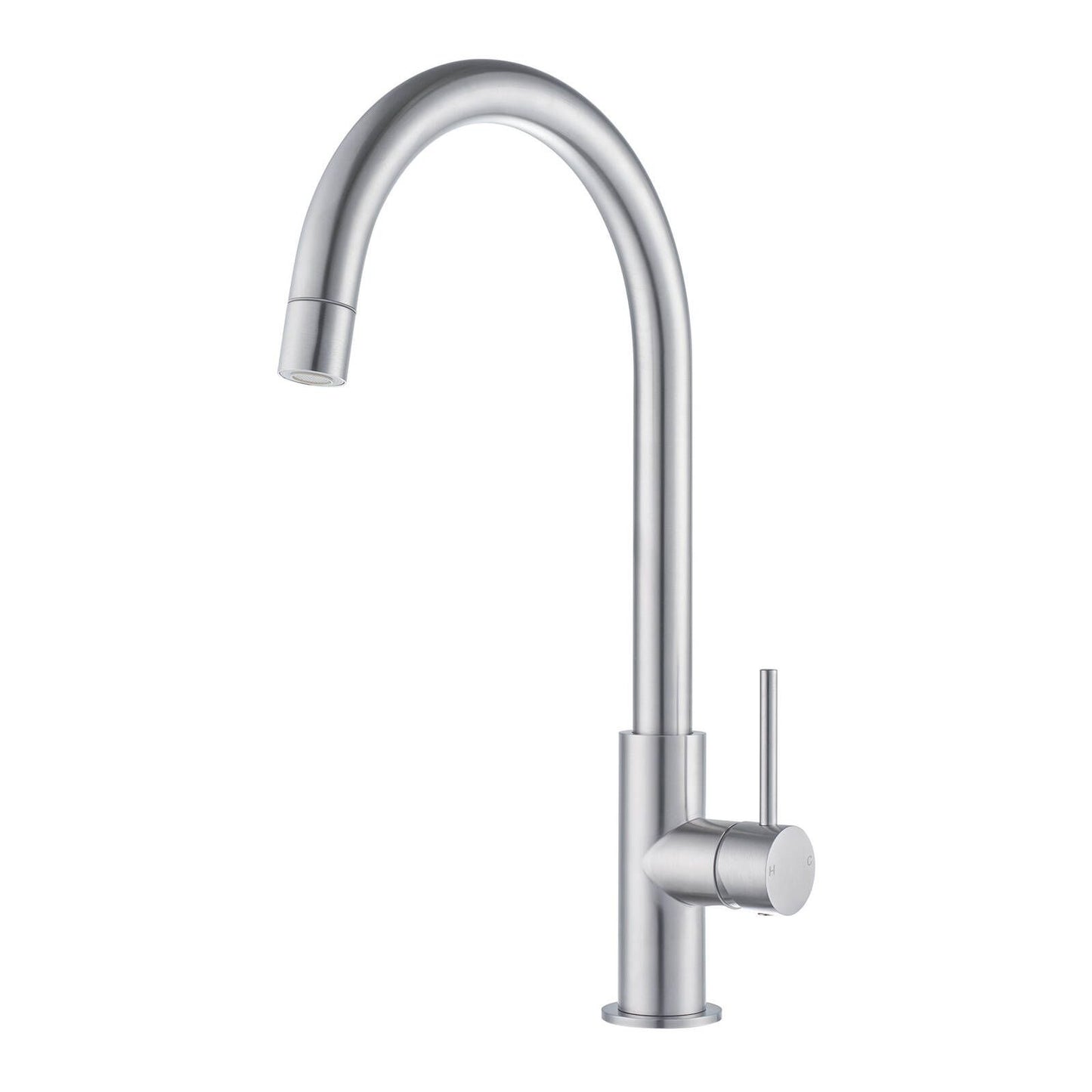 Mondella Resonance Side Lever Sink Mixer - 25mm - Stainless Steel