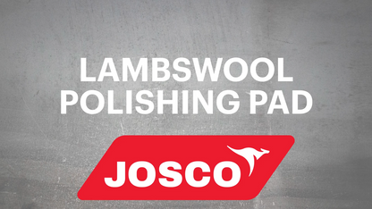 Josco Hook and Loop Lambswool Bonnet Polishing Pad - 125mm
