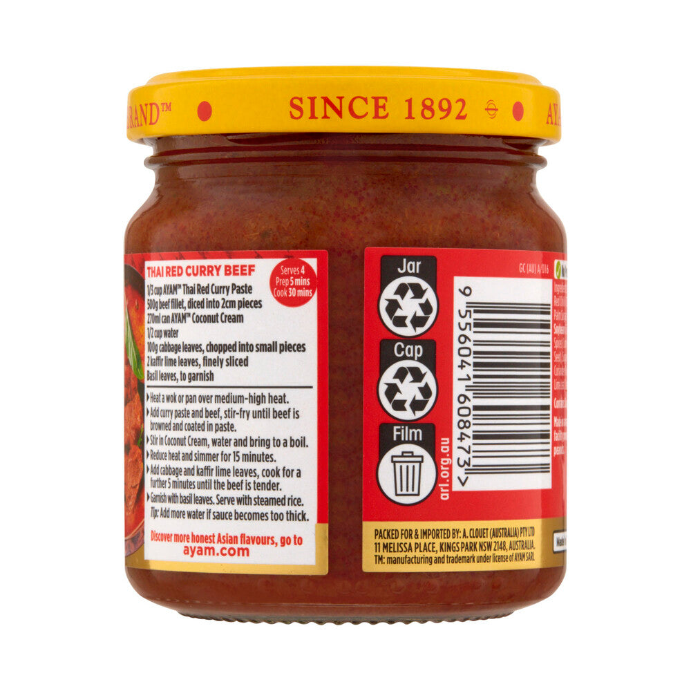 Ayam Thai Red Curry Paste - 195g