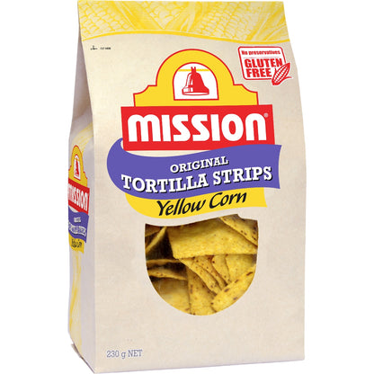 Mission Yellow Corn Tortilla Strips 230g