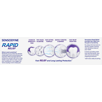Sensodyne Rapid Relief Cool Mint Sensitive Toothpaste 100g
