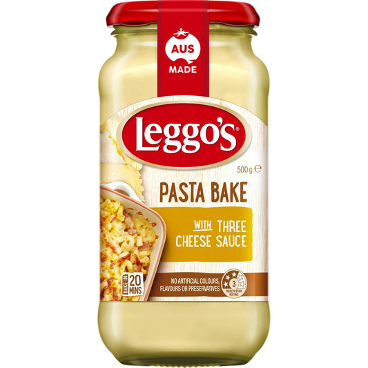 Leggo's Creamy Three Cheese Pasta Bake Sauce 500g