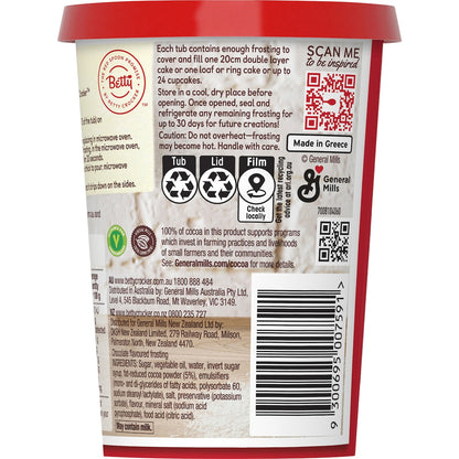 Betty Crocker Creamy Deluxe Chocolate Frosting 400g