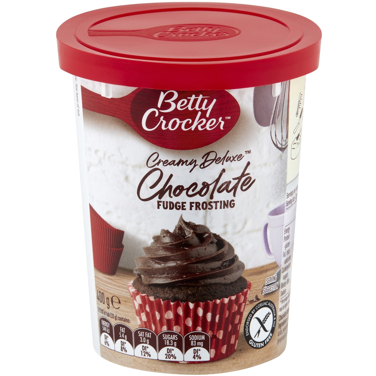 Betty Crocker Chocolate Fudge Gluten Free Frosting 400g