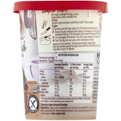 Betty Crocker Chocolate Fudge Frosting 400g