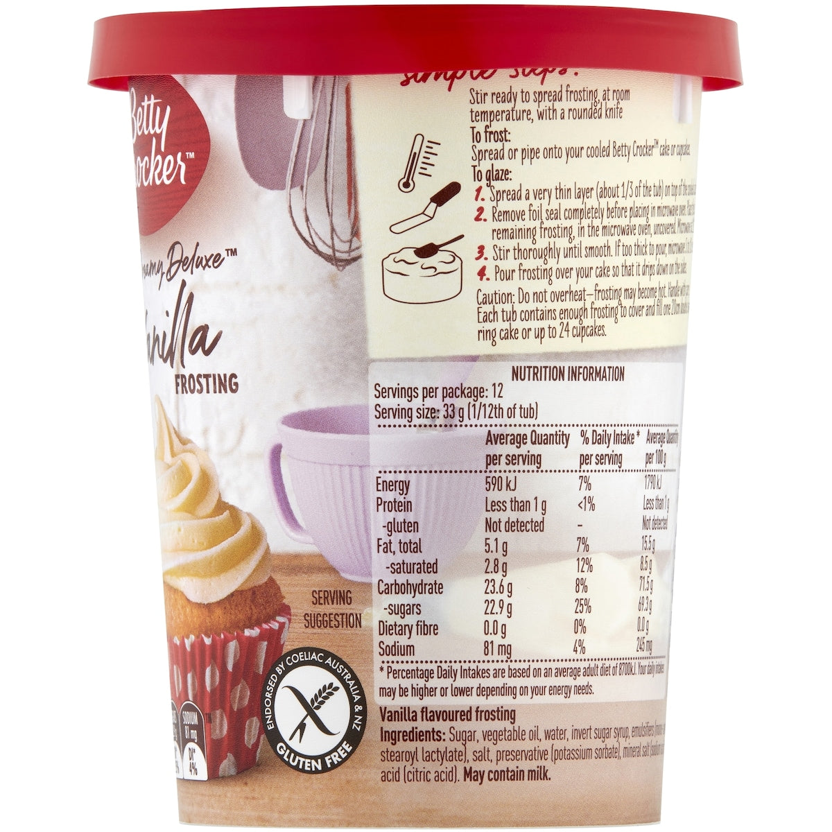 Betty Crocker Vanilla Frosting 400g