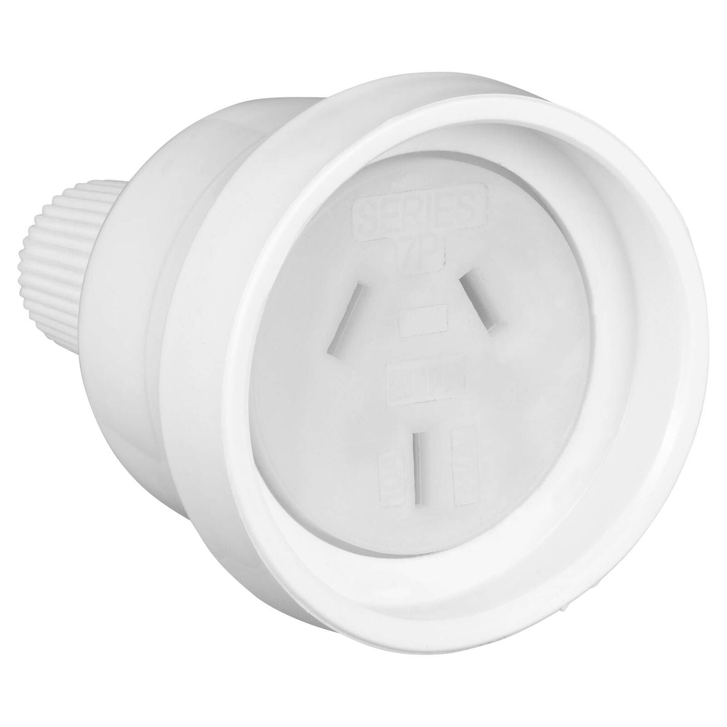 HPM White Socket Plug Extension - 10A