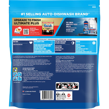 Finish Power Dishwashing Tablets Lemon 100 Pack