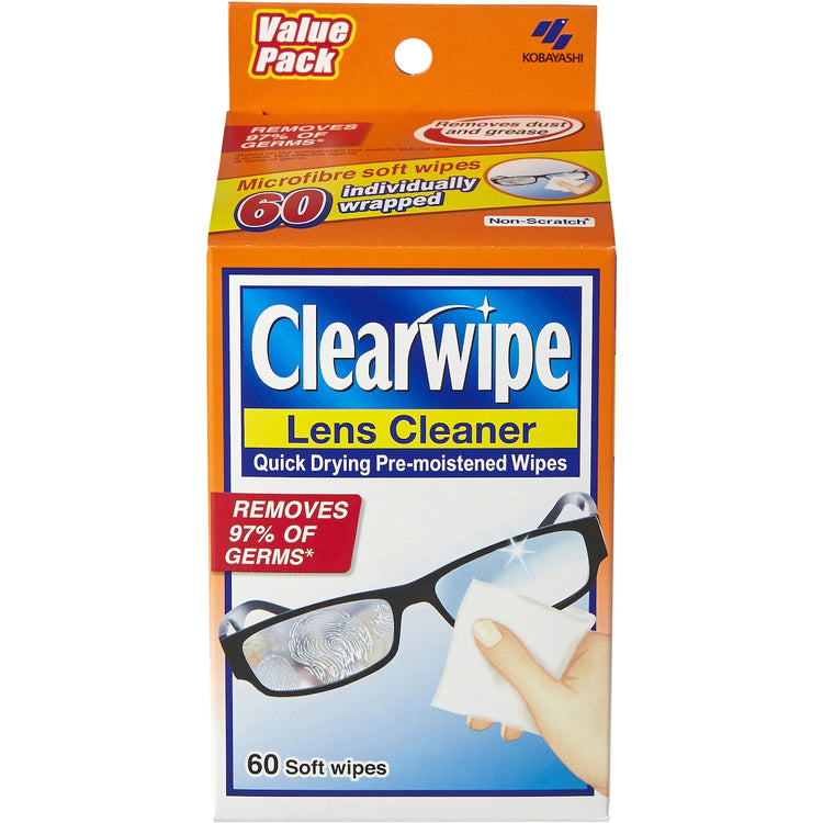 ClearWipe Wipe Lense Cleaner 60 pack