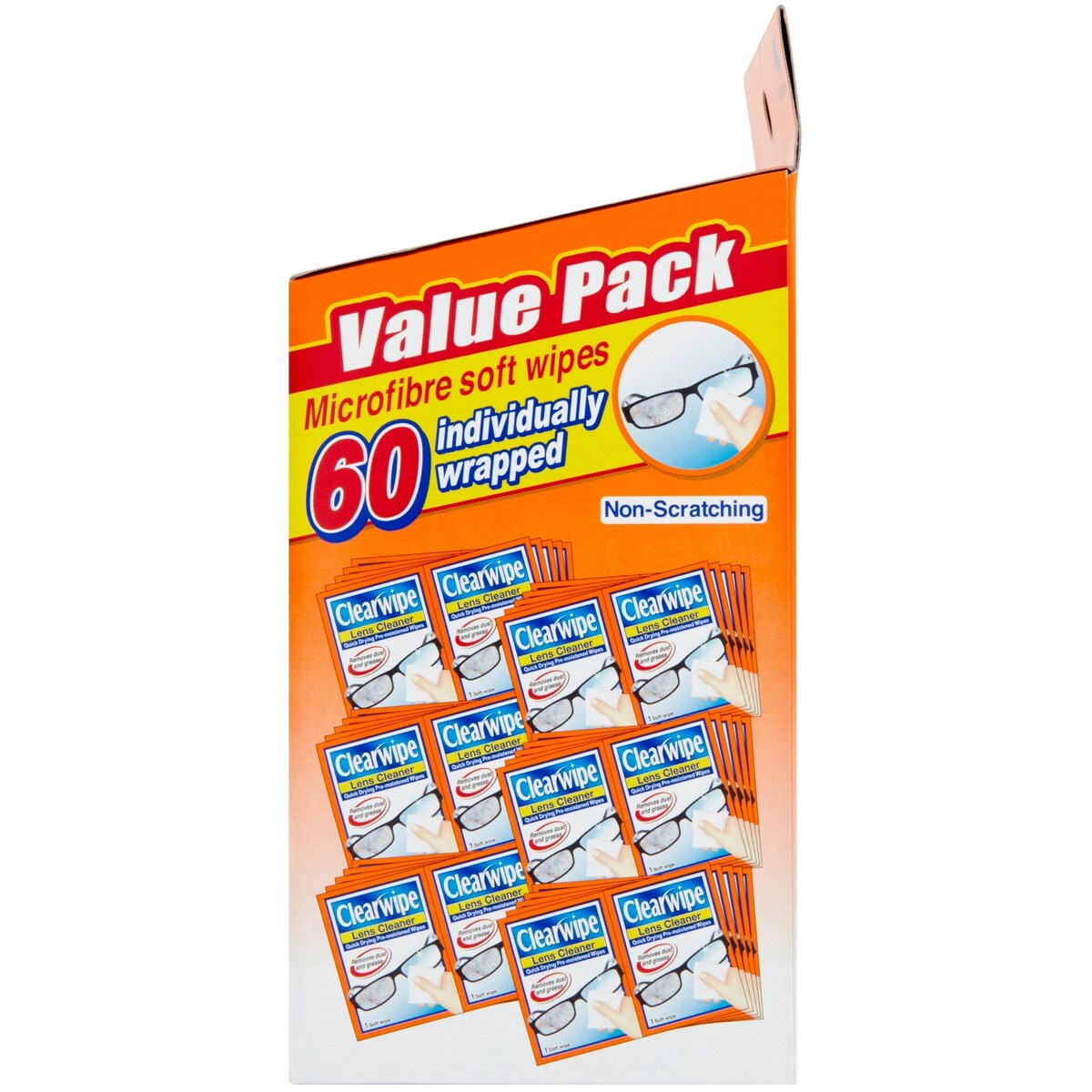 ClearWipe Wipe Lense Cleaner 60 pack