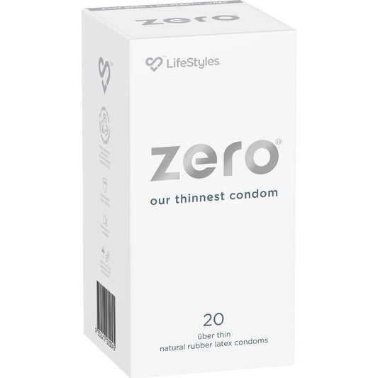 Lifestyles Zero Uber Thin Condoms 20 Pack