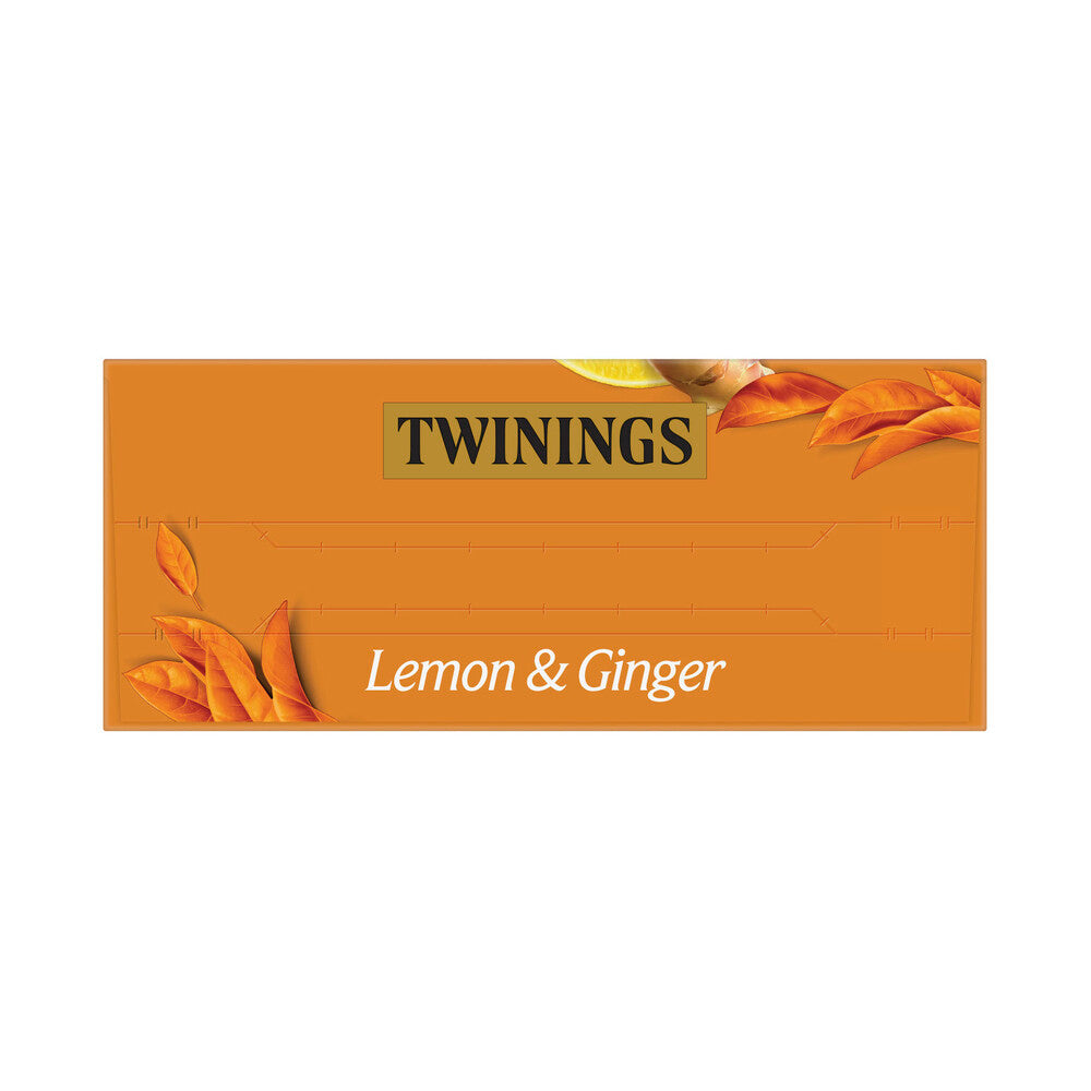 Twinings Lemon & Ginger Infusions Tea Bags 40 Pack - 60g