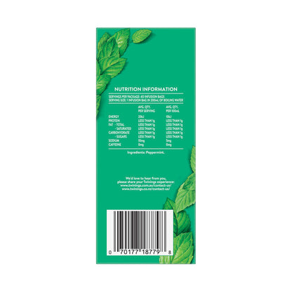 Twinings Pure Peppermint Herbal Infusions Tea Bags 40 Pack - 80g