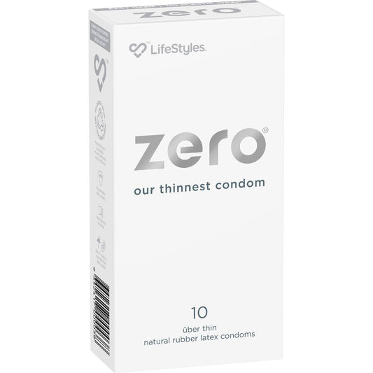Lifestyles Zero Uber Thin Condoms 10 Pack