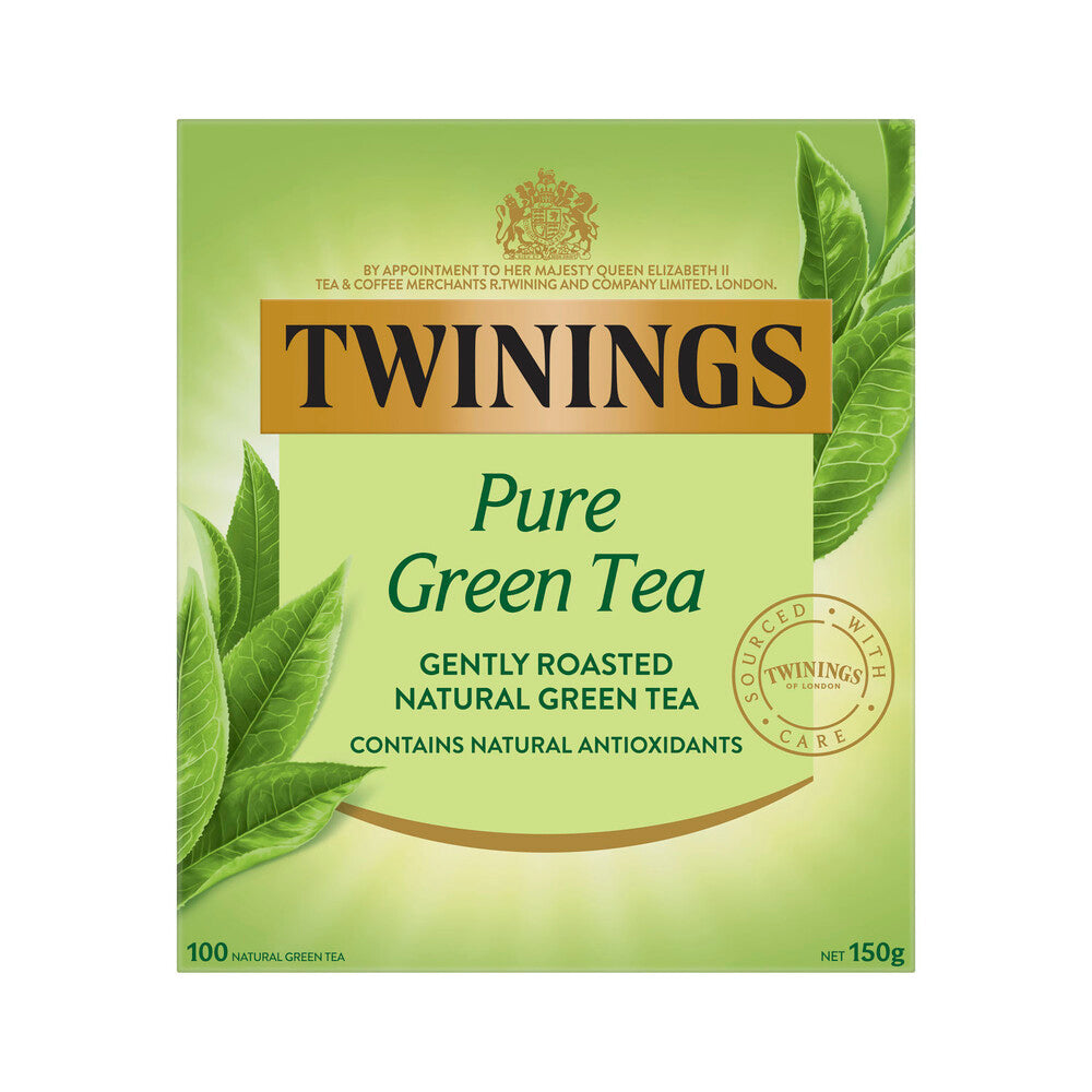 Twinings Pure Green Tea Bags 100 Pack - 150g