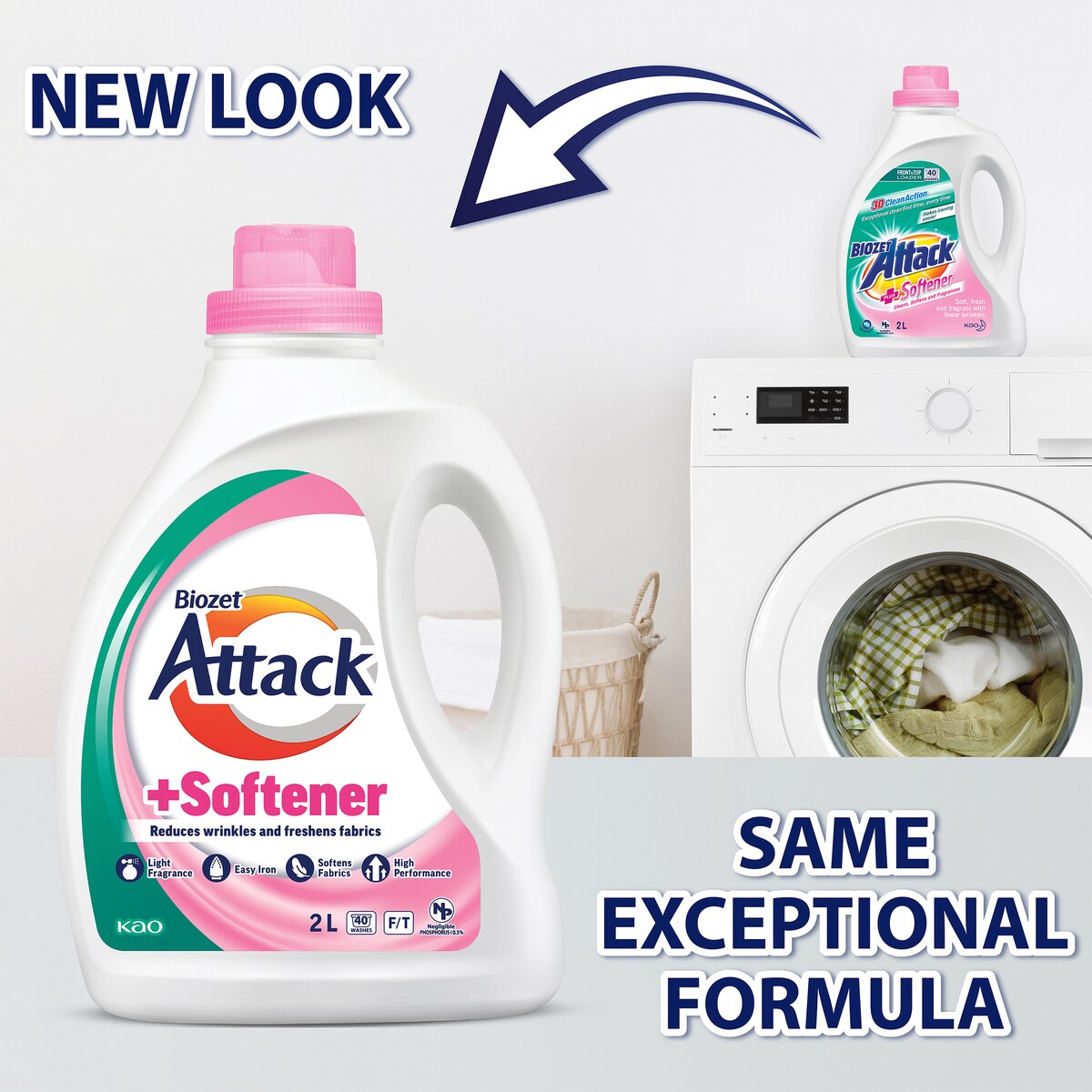 Biozet Attack Liquid With Softener 2l