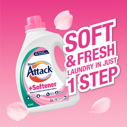 Biozet Attack Liquid With Softener 2L