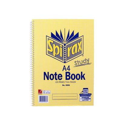 Spirax A4 Notebook 120 Page - 1 Each