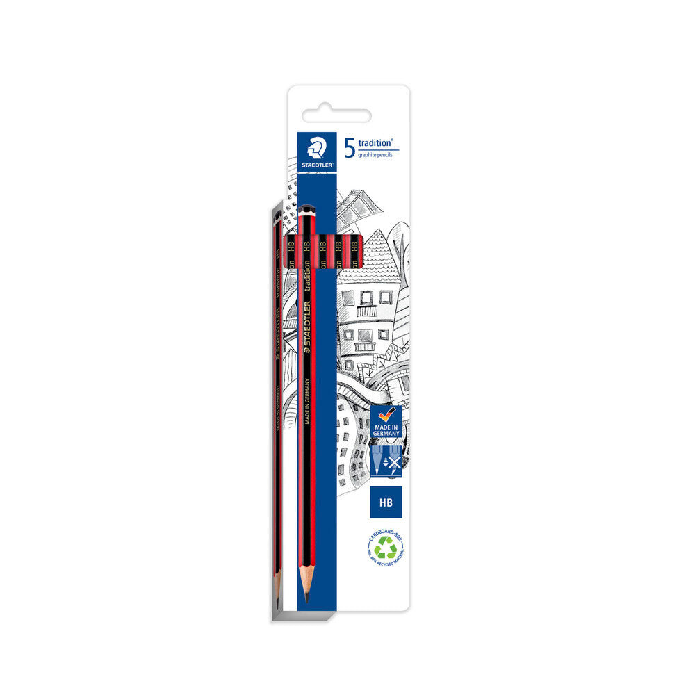 Staedtler Traditional Hb Graphite Pencils - 5 Pack