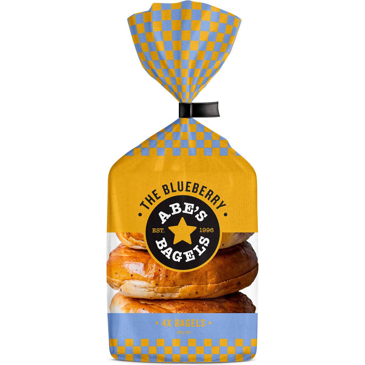Abe's Bagels The Blueberry 4 Pack