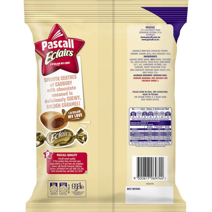 Cadbury Pascall Eclairs Chocolate Lollies 300g