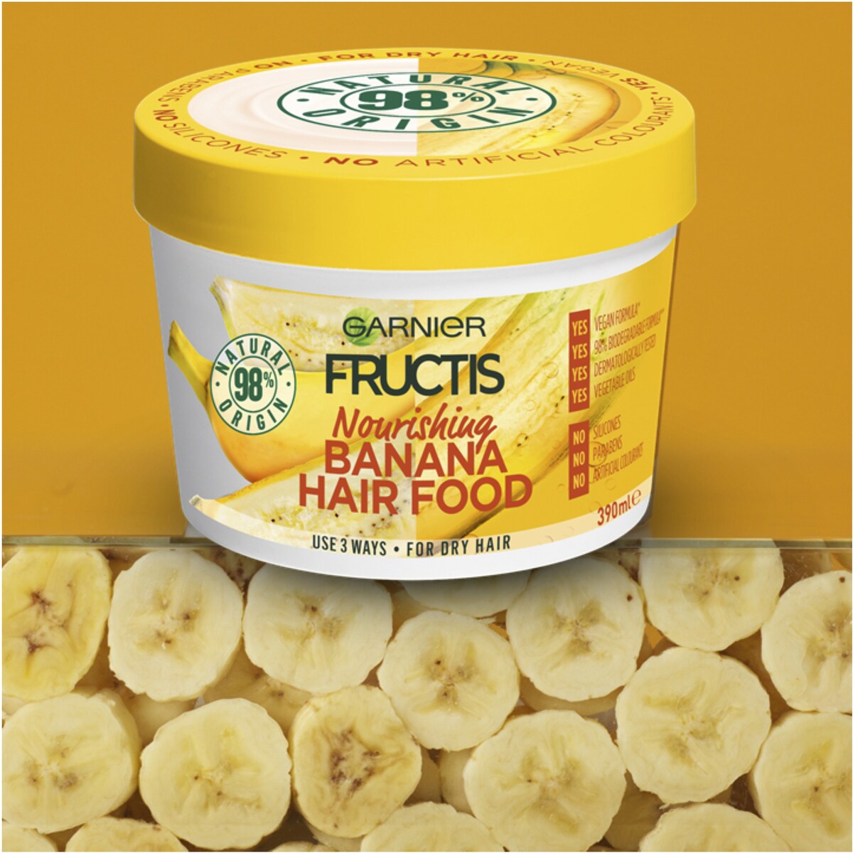 Garnier Fructis Hair Food Nourishing Banana 390mL