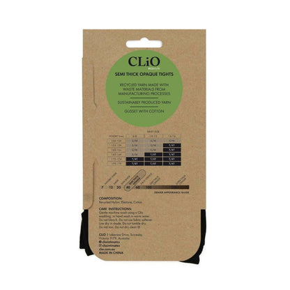 io Eco 40d Opque Tights Black Tall/x Tall - 1 each