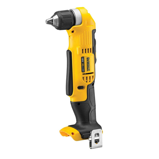 Dewalt Right Angle Drill - 18V - 10mm - Skin Only
