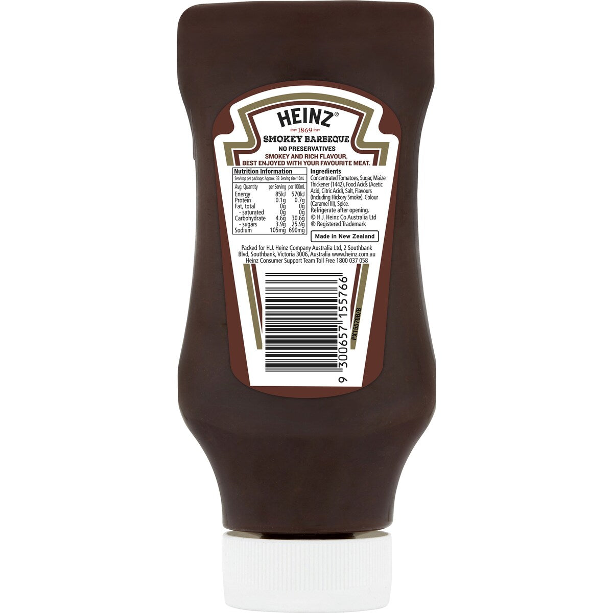 Heinz Smokey BBQ Sauce Barbecue Sauce 500mL