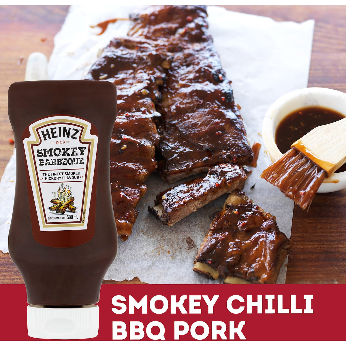 Heinz Smokey Barbecue Squeezy Bottle 500ml