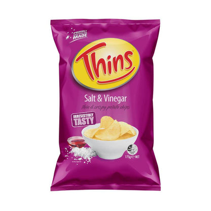 Thins Salt & Vinegar Potato Chips - 175g
