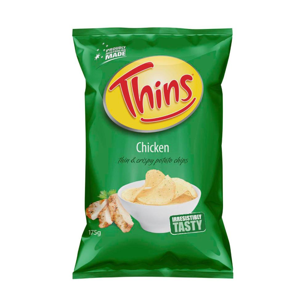 Thins Chicken Potato Chips - 175g