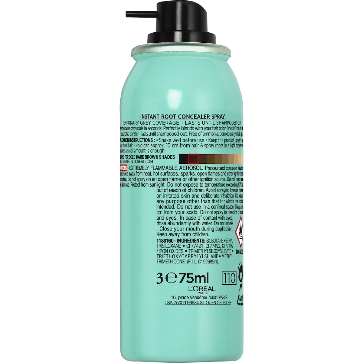 Loreal Paris Magic Retouch Cool Dark Brown 75ml