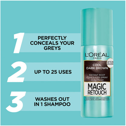 Loreal Paris Magic Retouch Cool Dark Brown 75ml