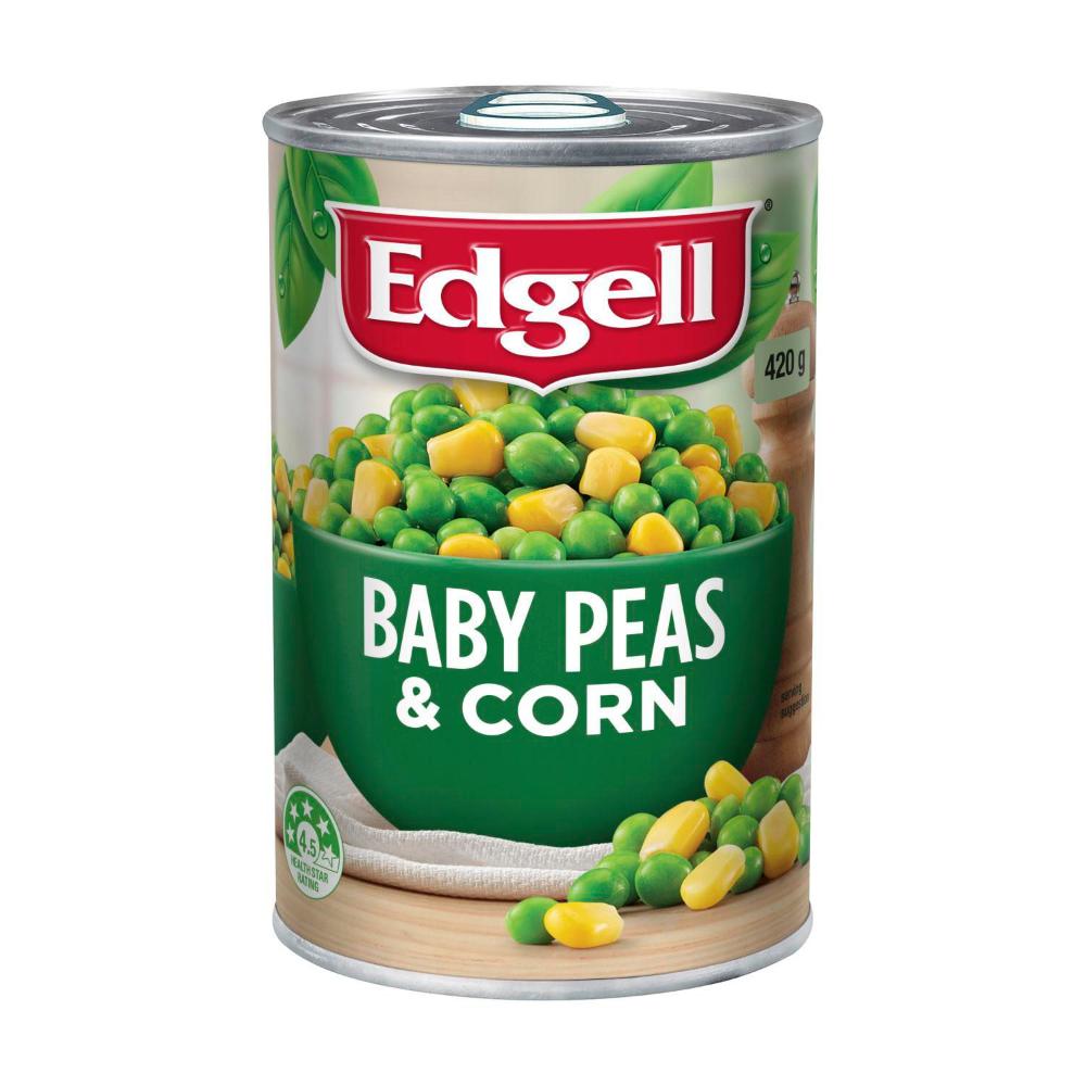 Edgell Baby Peas & Sweet Corn - 420g
