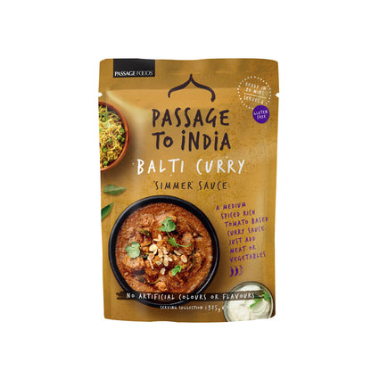 Passage Foods Passage To India Balti Curry Simmer Sauce Pouch - 375g