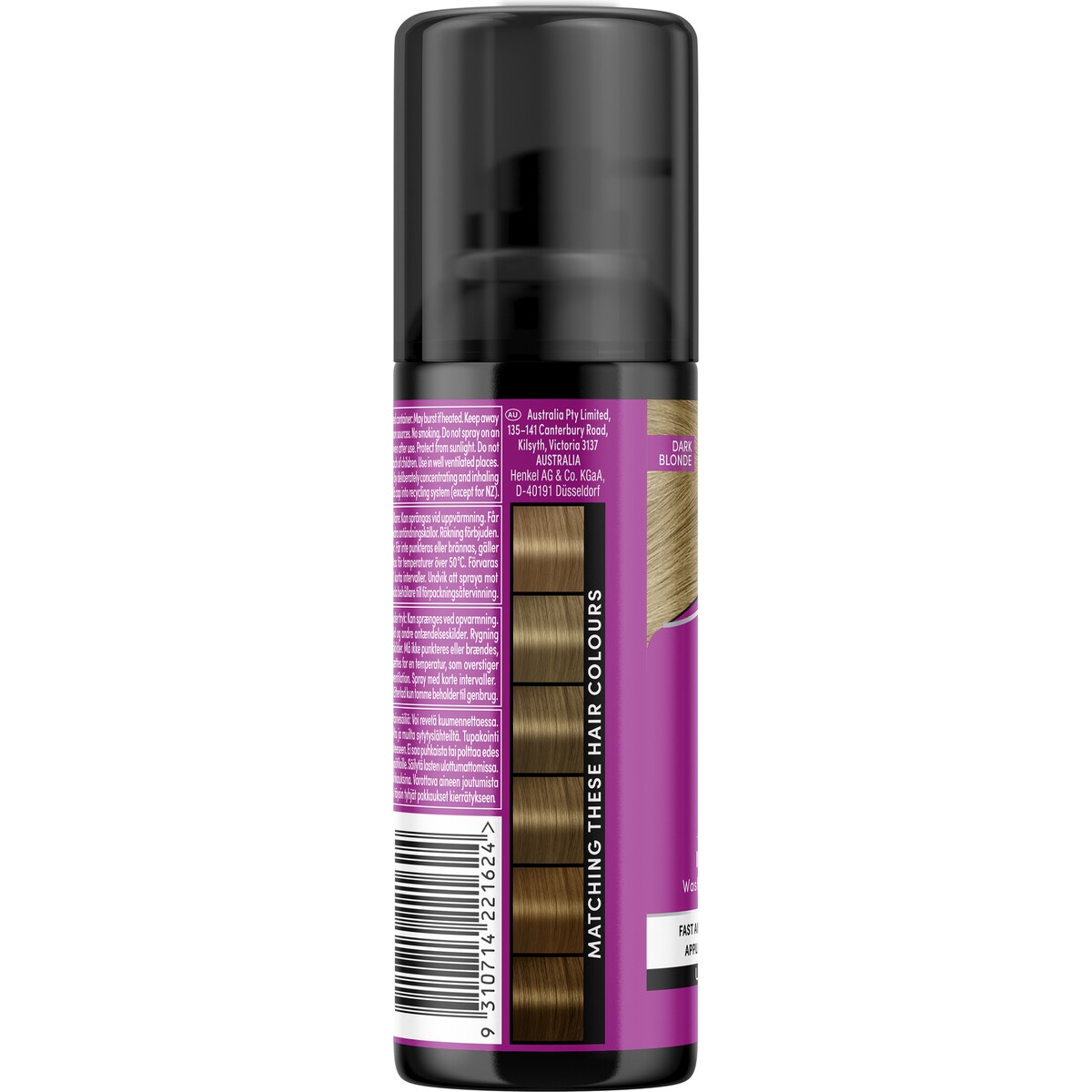 Schwarzkopf Dark Blonde Root Retoucher Hair Colour Grey Cover 70g