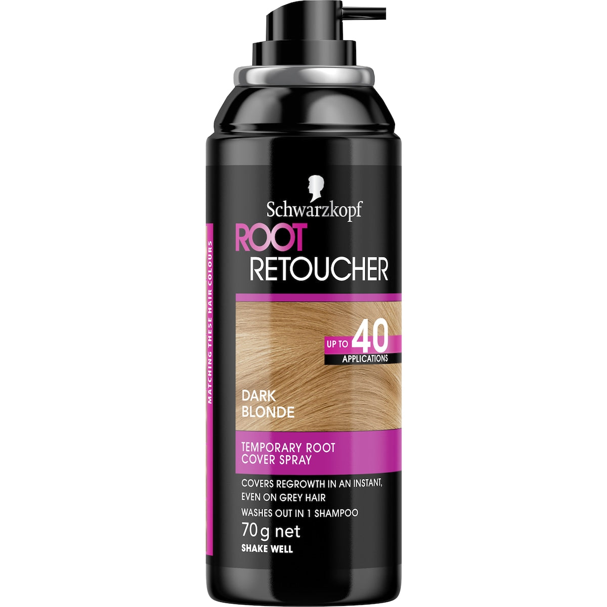 Schwarzkopf Dark Blonde Root Retoucher Hair Colour Grey Cover 120ml