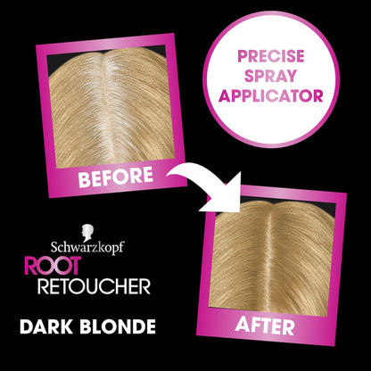 Schwarzkopf Dark Blonde Root Retoucher Hair Colour Grey Cover 120ml