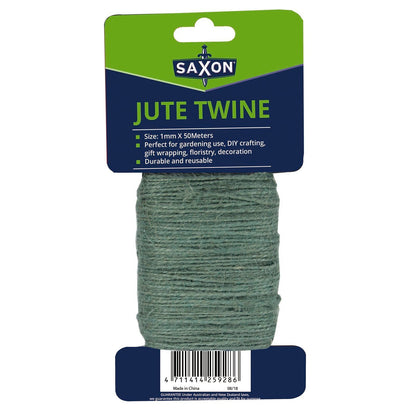 Saxon 50m Jute Twine Plant Tie