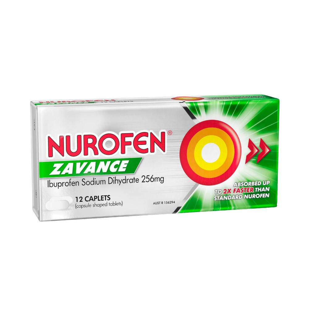 Nurofen Zavance Caplets - 12 pack