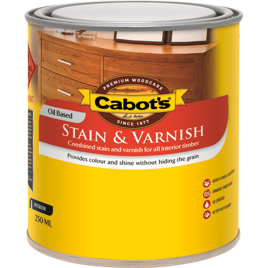 Cabot Oil Based Stain and Varnish - 250ml