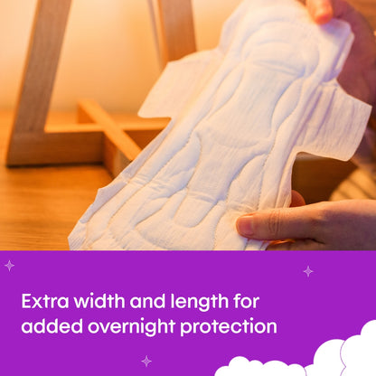 U By Kotex Overnight Extra Pads With Wings 8 Pack